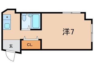 ハイツ中原通の物件間取画像